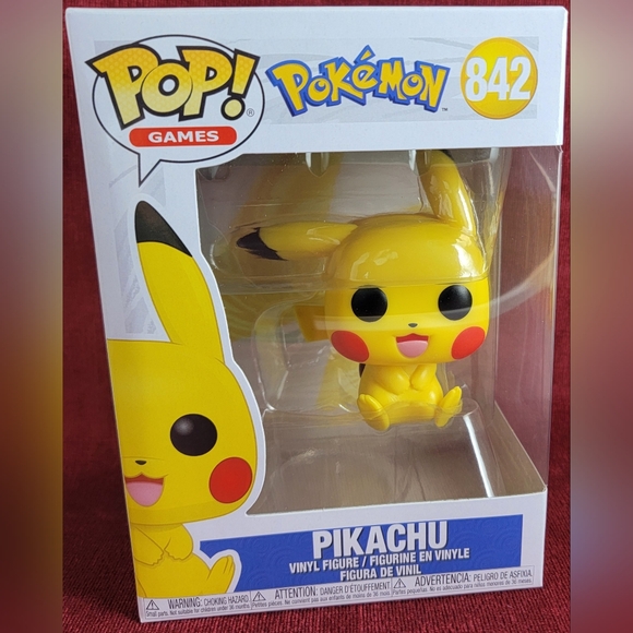 Pikachu funko # 842 (nib) With pop protector - Picture 2 of 7